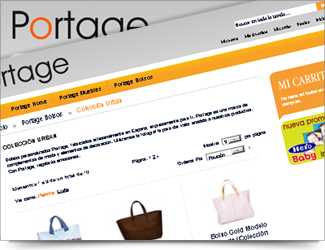 Portage | Ejemplo tienda online Magento