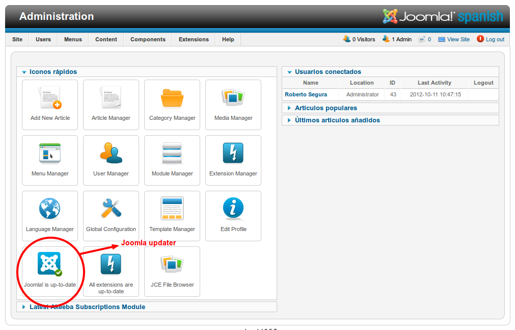 Joomla! updater